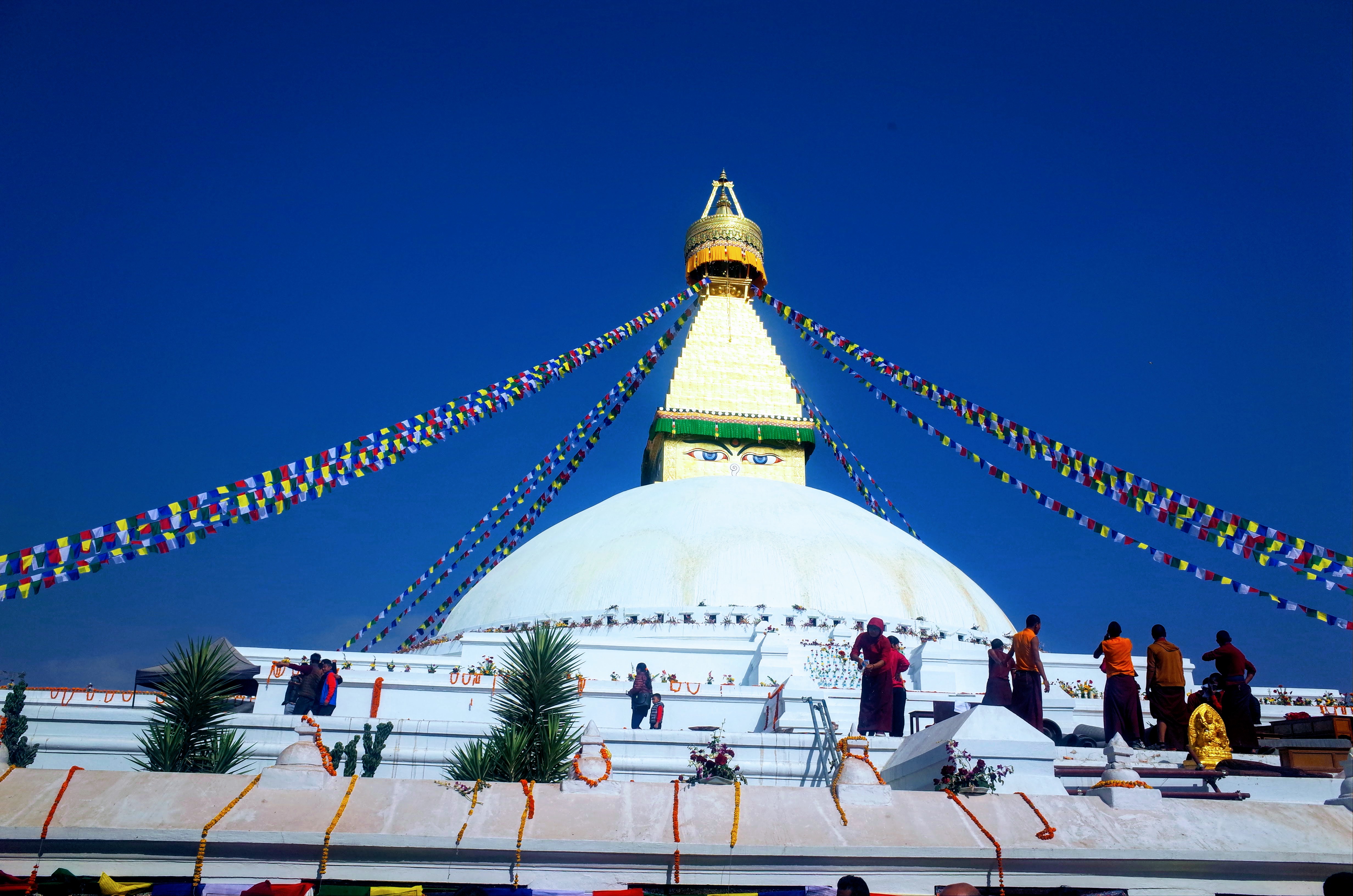 チベット　ネパール　ボダナート　仏教