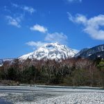 【上高地】雪舞う5月の上高地