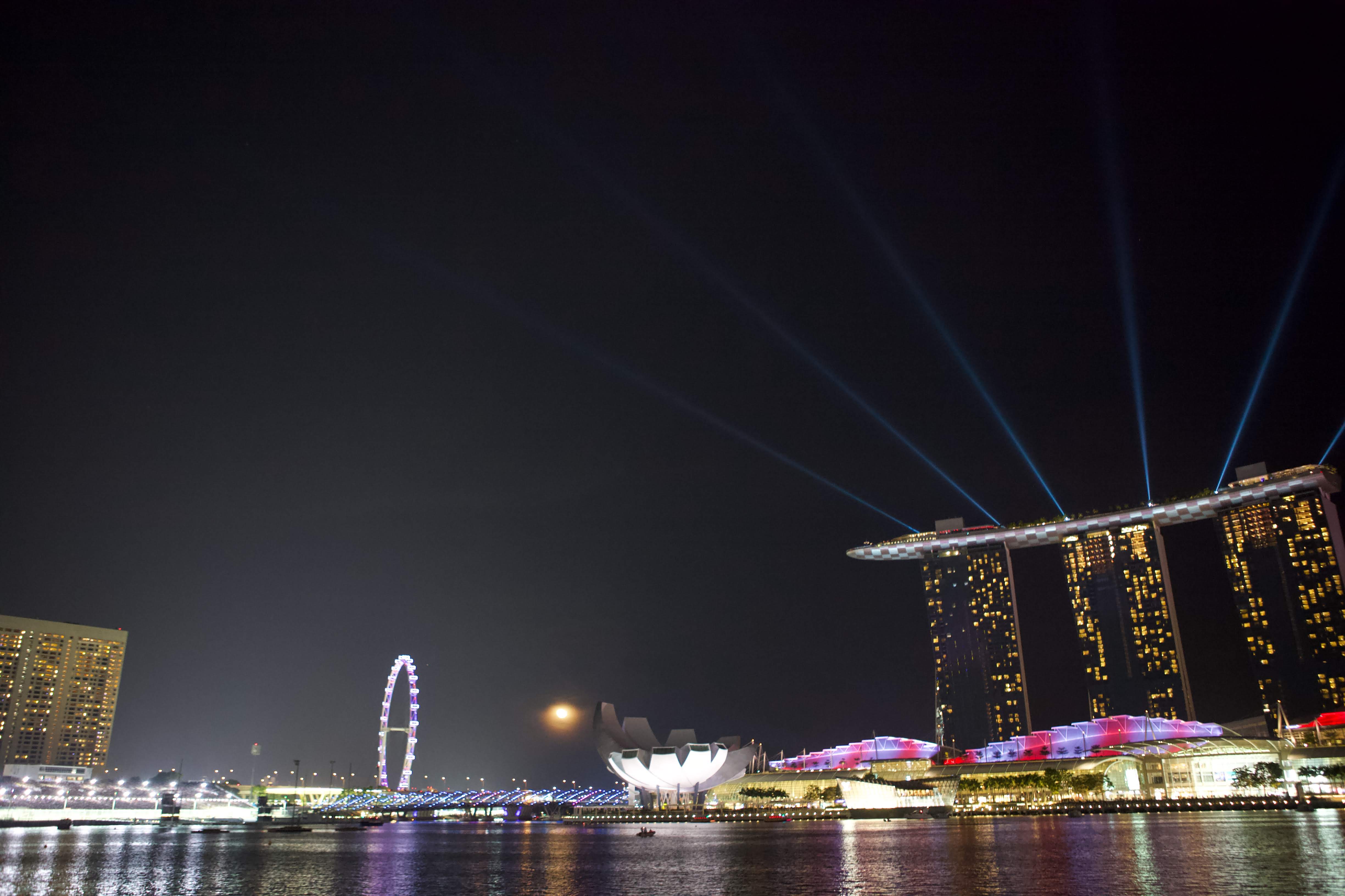 シンガポールの夜景