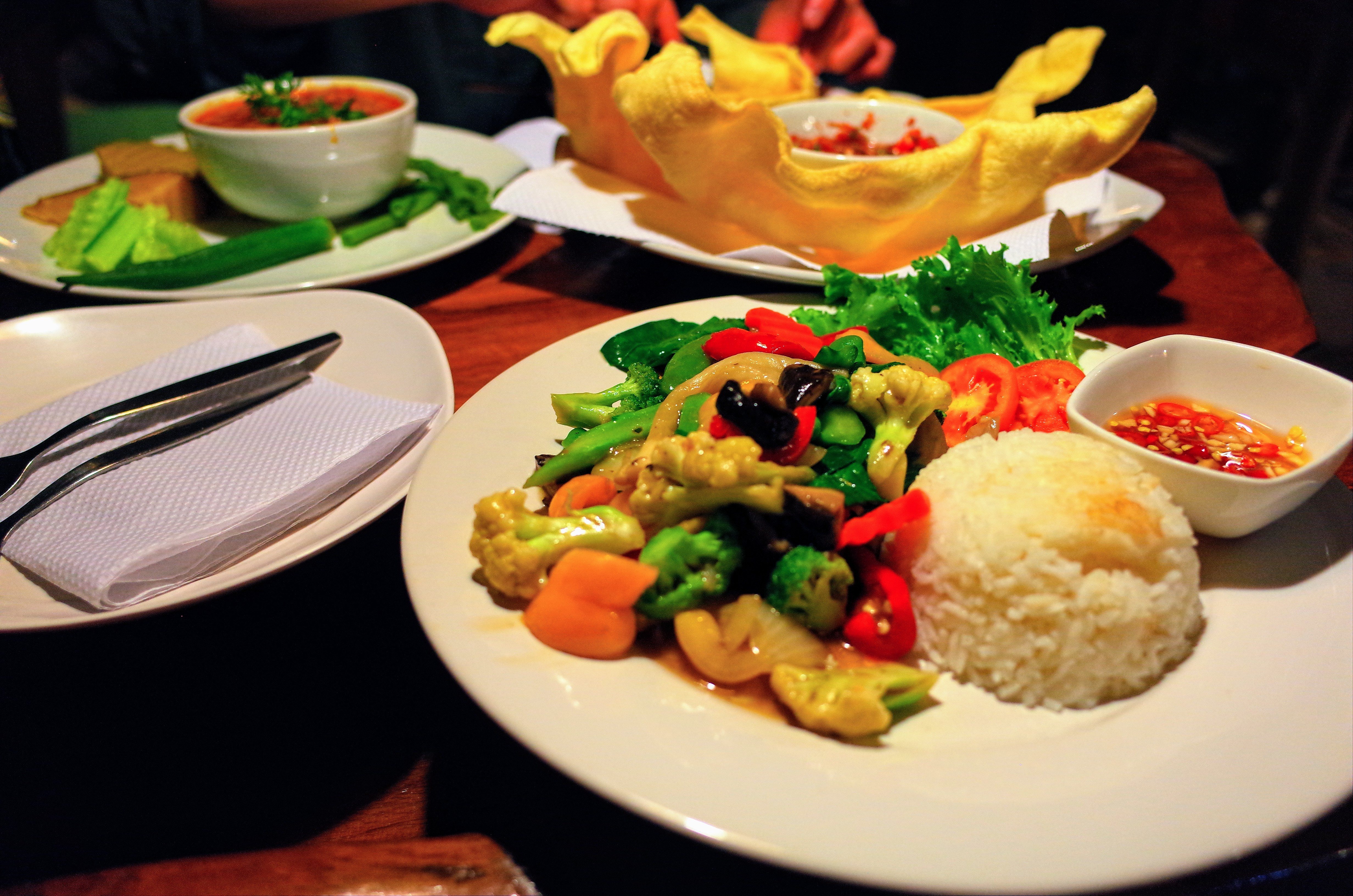 Salween River Restaurantの食事の写真。とても美味しい。